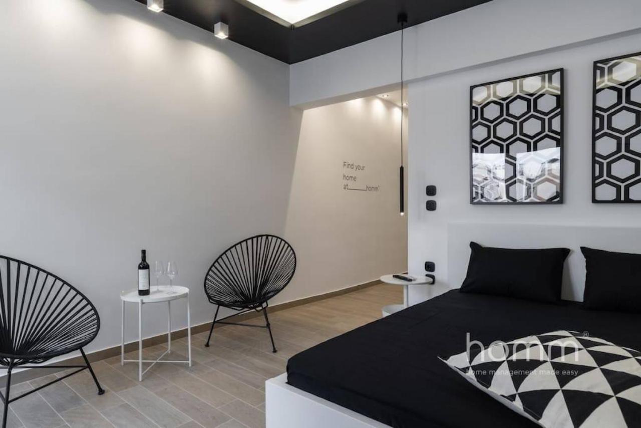 34Sqm Minimal Homm Apartment With Acropolis View Atene Esterno foto