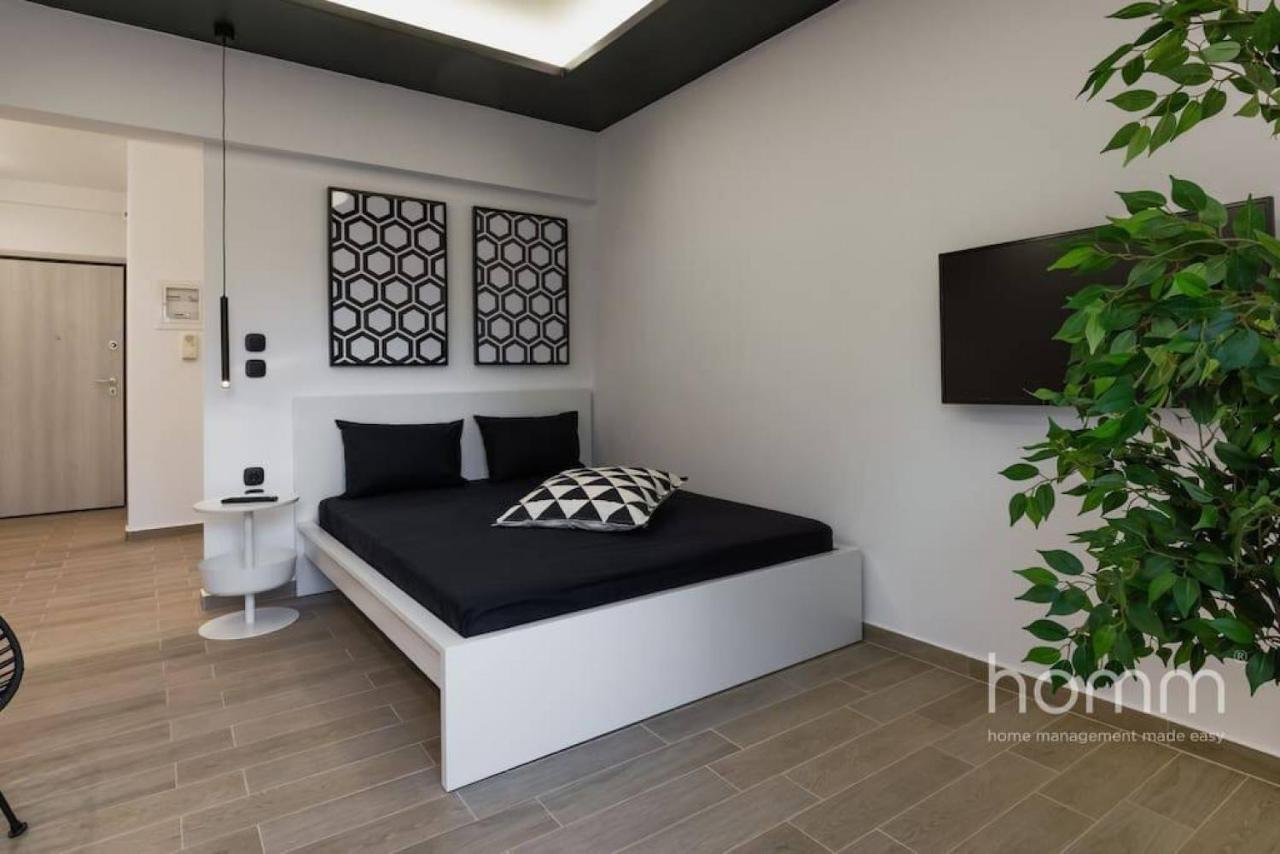 34Sqm Minimal Homm Apartment With Acropolis View Atene Esterno foto