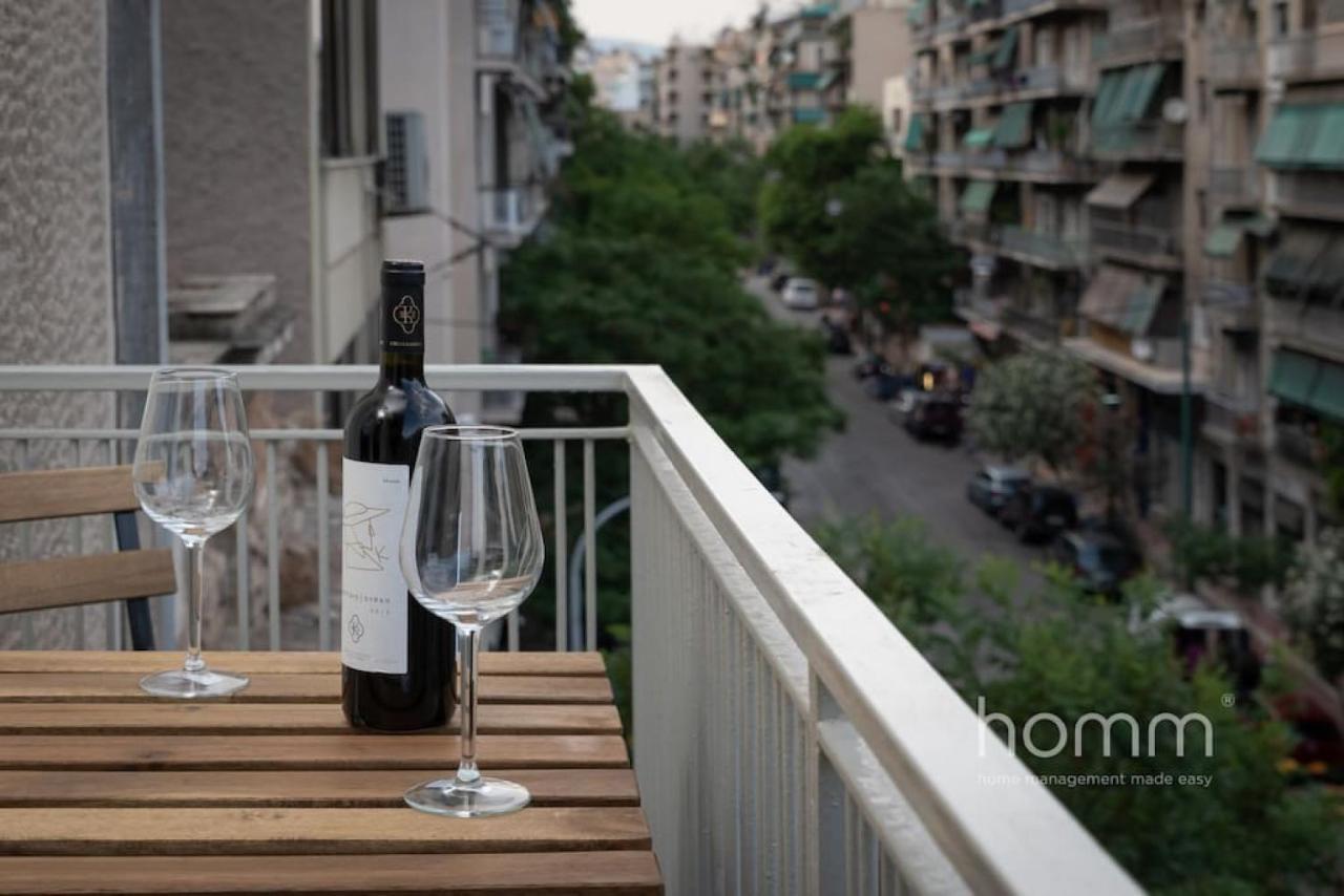 34Sqm Minimal Homm Apartment With Acropolis View Atene Esterno foto
