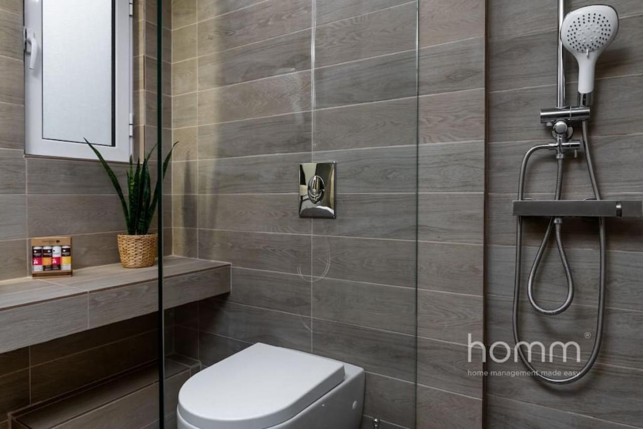 34Sqm Minimal Homm Apartment With Acropolis View Atene Esterno foto